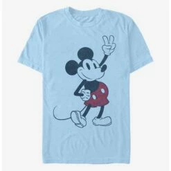Promo ⌛ Disney Mickey Mouse Plaid Mickey T-Shirt ❤️