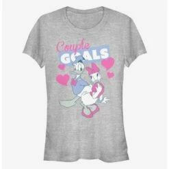 Flash Sale 😍 Disney Donald Duck Couple Goals Girls T-Shirt ⌛