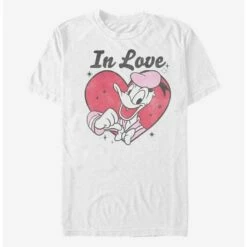 Flash Sale 👏 Disney Donald Duck In Love Donald T-Shirt ⭐
