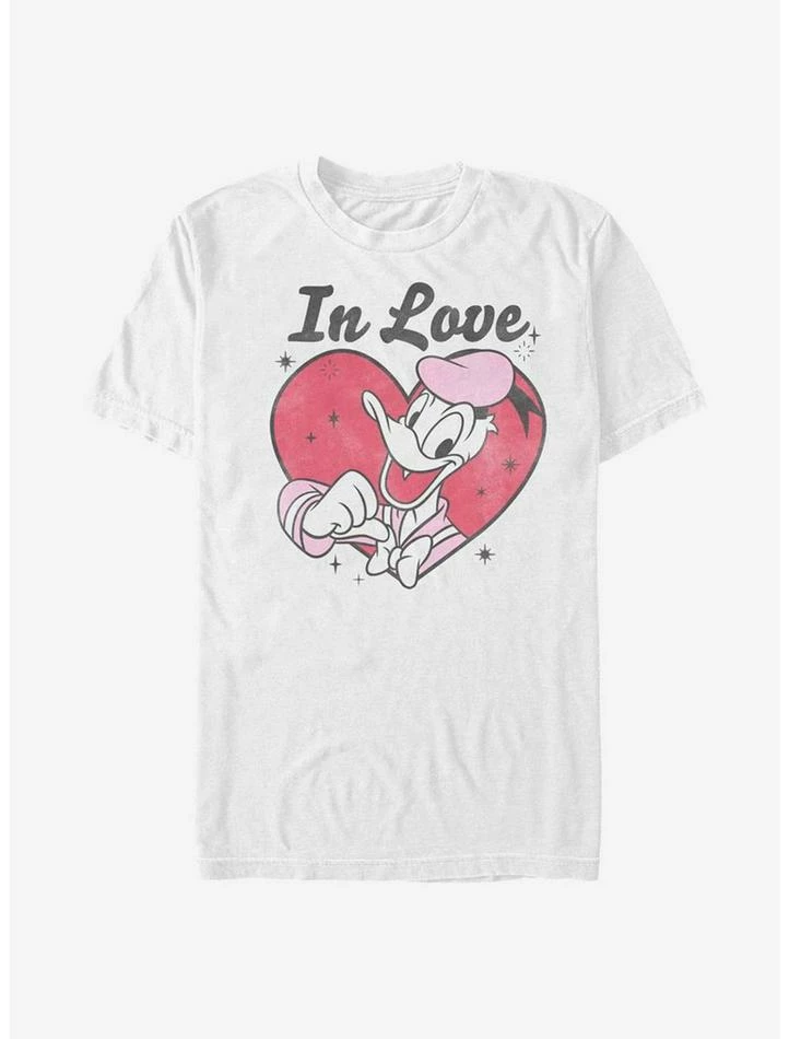 Flash Sale 👏 Disney Donald Duck In Love Donald T-Shirt ⭐ 1 Flash Sale 👏 Disney Donald Duck In Love Donald T-Shirt ⭐