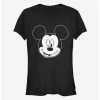 Promo 🧨 Disney Mickey Mouse Let Me Sleep Outline 🔥 Girls T-Shirt ✔️