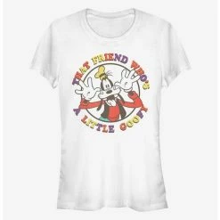 Promo ✔️ Disney Goofy A Little Goofy 🎁 Girls T-Shirt 🧨