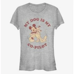 Discount ✔️ Disney Mickey Mouse Co-Pilot Girls T-Shirt 👏