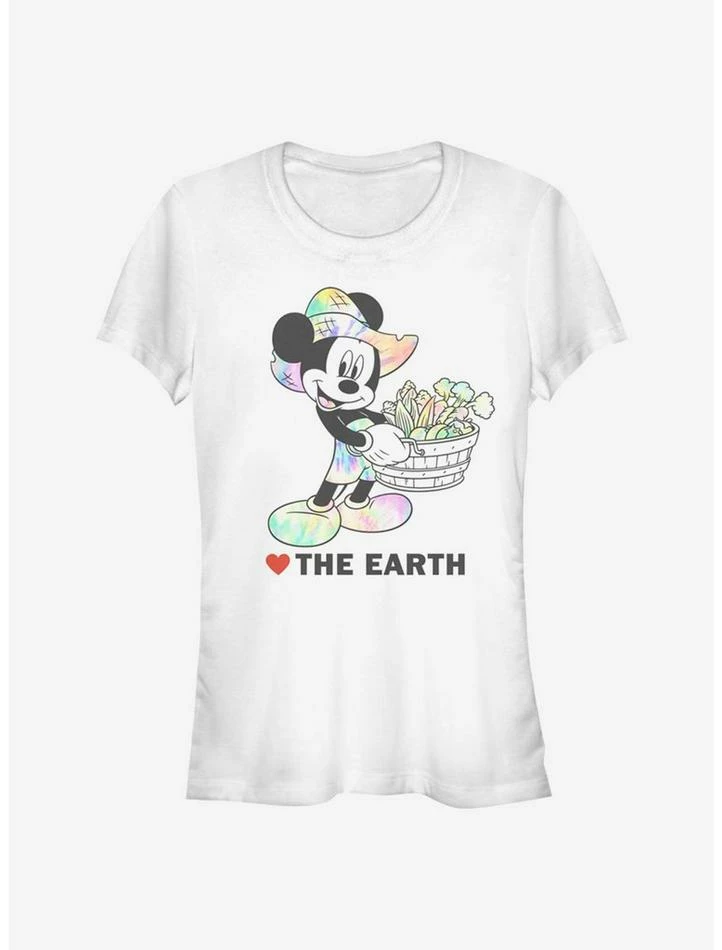Best Pirce ❤️ Disney Mickey Mouse Heart The Earth 👏 Girls T-Shirt ✔️ 1 Best Pirce ❤️ Disney Mickey Mouse Heart The Earth 👏 Girls T-Shirt ✔️