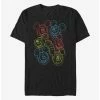 Deals ❤️ Disney Mickey Mouse Neon Heads T-Shirt 😉