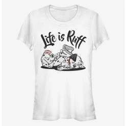 Best Pirce ✨ Disney 101 Dalmatians Life Is Ruff 🎉 Girls T-Shirt 🔔 7 Best Pirce ✨ Disney 101 Dalmatians Life Is Ruff 🎉 Girls T-Shirt 🔔 -Dressup Outfits Shop 15386566 hi