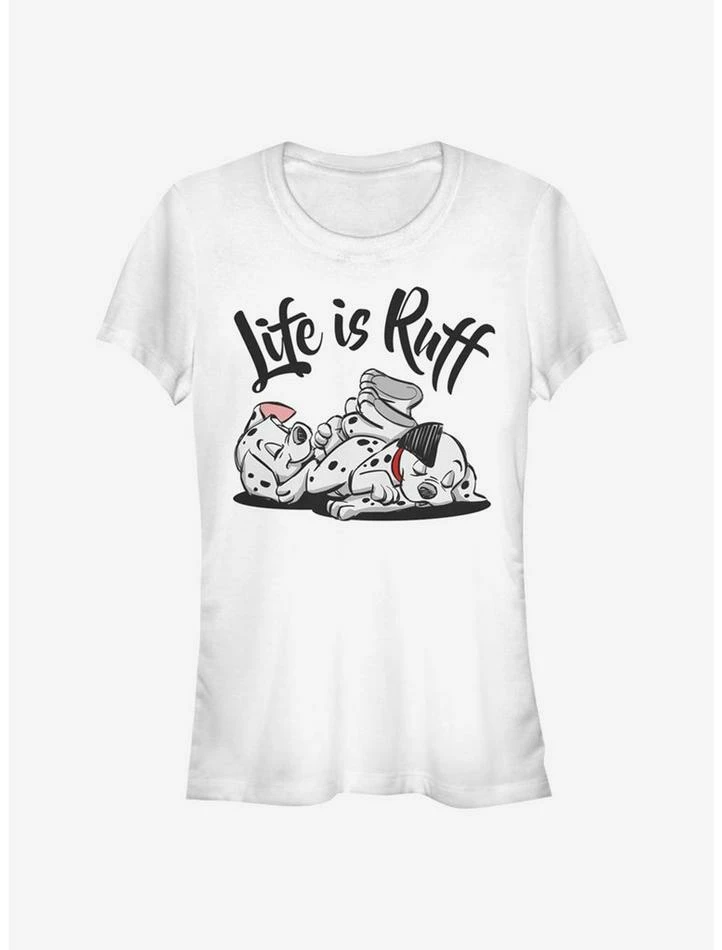 Best Pirce ✨ Disney 101 Dalmatians Life Is Ruff 🎉 Girls T-Shirt 🔔 4 Best Pirce ✨ Disney 101 Dalmatians Life Is Ruff 🎉 Girls T-Shirt 🔔 - Image 4