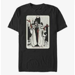 Hot Sale 🛒 Disney 101 Dalmatians Cruella De Vil Tarot T-Shirt 😀