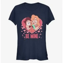 Promo 🌟 Disney A Goofy Movie Max And Roxanne Be Mine Girls T-Shirt 🤩