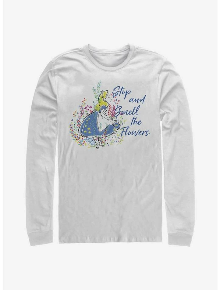 Top 10 😉 Disney Alice In Wonderland Smell The Flowers Long-Sleeve T-Shirt 😍 1 Top 10 😉 Disney Alice In Wonderland Smell The Flowers Long-Sleeve T-Shirt 😍