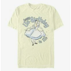 Hot Sale ⌛ Disney Alice In Wonderland Alice Un-Birthday T-Shirt 🎁