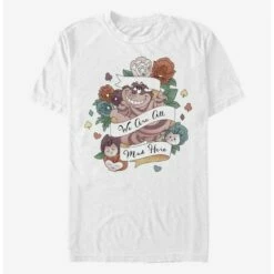 Flash Sale ✨ Disney Alice In Wonderland Cheshire Banner Tattoo T-Shirt 💯