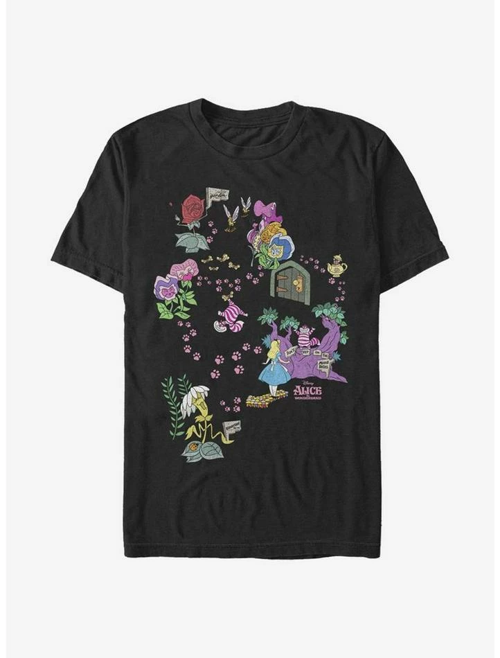 Cheap π Disney Alice In Wonderland Cheshire Map T-Shirt π 1 Cheap π Disney Alice In Wonderland Cheshire Map T-Shirt π