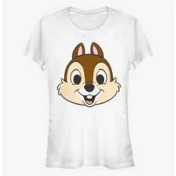 Coupon ✨ Disney Chip N' Dale Chip Big Face 🌟 Girls T-Shirt ❤️ -Dressup Outfits Shop 15387068 hi