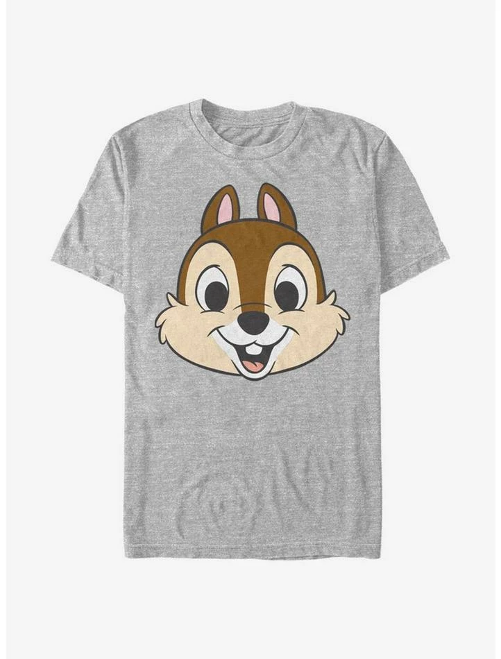 Hot Sale ⌛ Disney Chip N' Dale Chip Big Face T-Shirt ⭐ 1 Hot Sale ⌛ Disney Chip N' Dale Chip Big Face T-Shirt ⭐