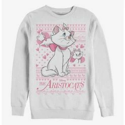 Wholesale 🥰  Disney The Aristocats Marie Ugly Holiday Sweater Crew Sweatshirt 🛒