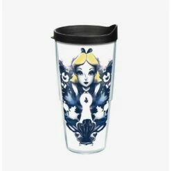 Discount 👏 Disney Alice In Wonderland Curiouser 24oz Classic Tumbler With Lid 😉