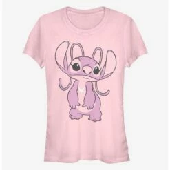Discount 👏 Disney Lilo & Stitch Big Angel 👍 Girls T-Shirt ❤️