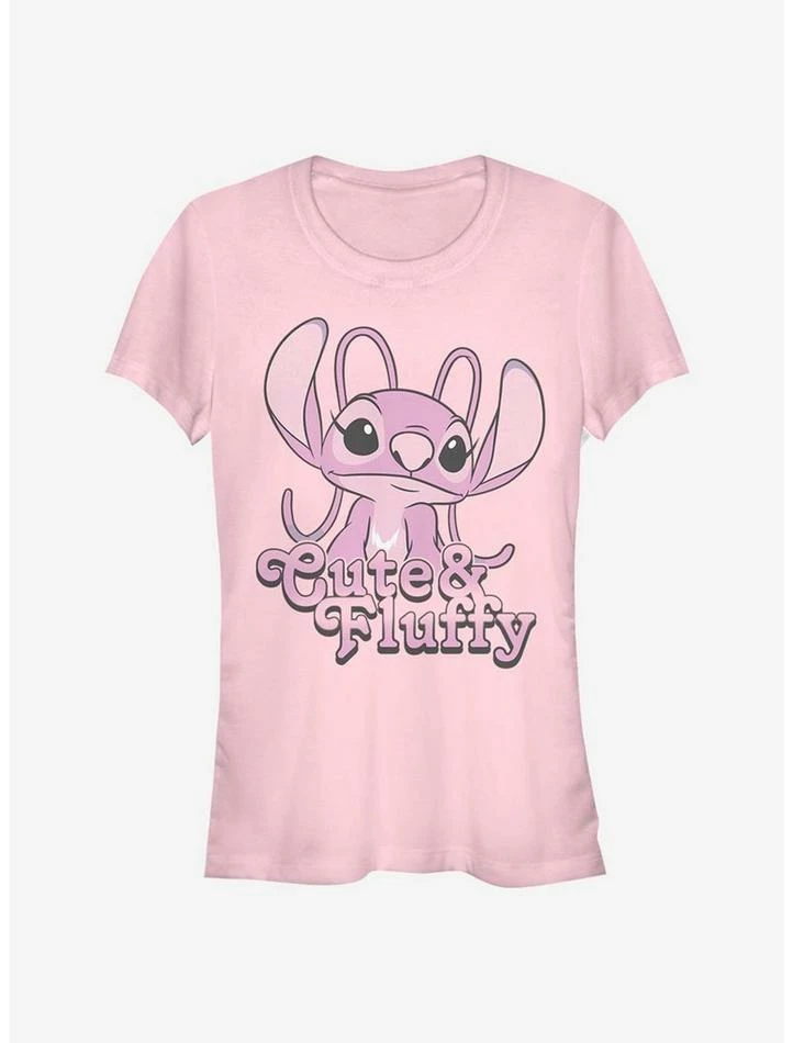 Budget 🔥 Disney Lilo & Stitch Fluffy Angel Girls T-Shirt 🎉 1 Budget 🔥 Disney Lilo & Stitch Fluffy Angel Girls T-Shirt 🎉