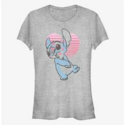 New 😉 Disney Lilo & Stitch Kissy Faced Girls T-Shirt 🌟