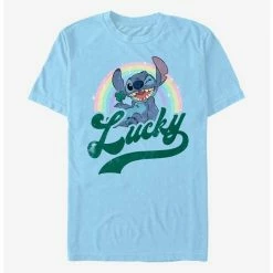 Promo 🛒 Disney Lilo & Stitch Lucky Rainbow T-Shirt ❤️