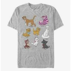 Brand new ⌛ Disney Cats Grid T-Shirt 🔥