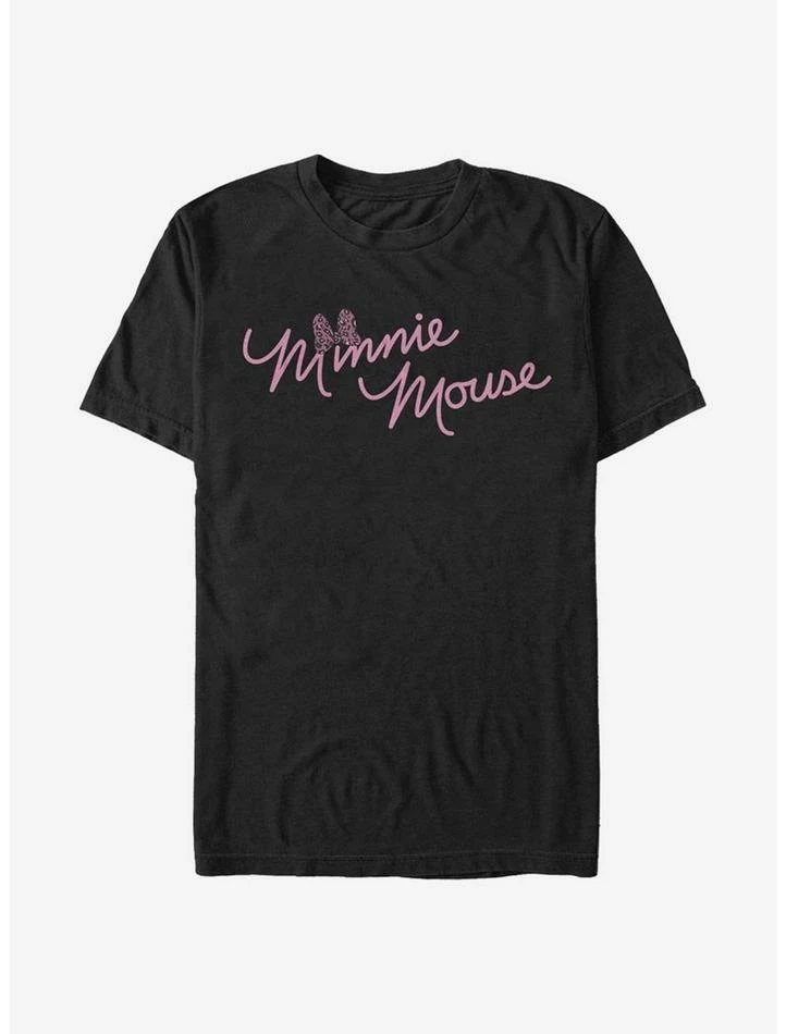 Best Pirce 👍 Disney Minnie Mouse Cursive Bow T-Shirt ✔️ 1 Best Pirce 👍 Disney Minnie Mouse Cursive Bow T-Shirt ✔️