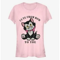 Brand new 🤩 Disney Pinocchio Cute Figaro Girls T-Shirt 😉