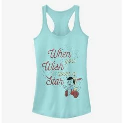 Coupon ⌛ Disney Pinocchio Wishing Star 👍 Girls Tank ❤️