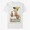 Buy 😉 Disney Pinocchio Vintage Poster T-Shirt ⭐