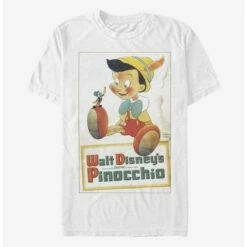 Buy 😉 Disney Pinocchio Vintage Poster T-Shirt ⭐