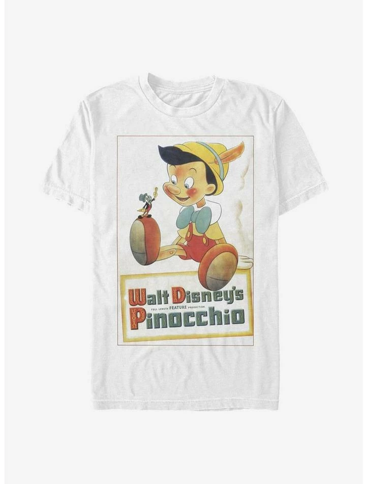 Buy 😉 Disney Pinocchio Vintage Poster T-Shirt ⭐ 1 Buy 😉 Disney Pinocchio Vintage Poster T-Shirt ⭐