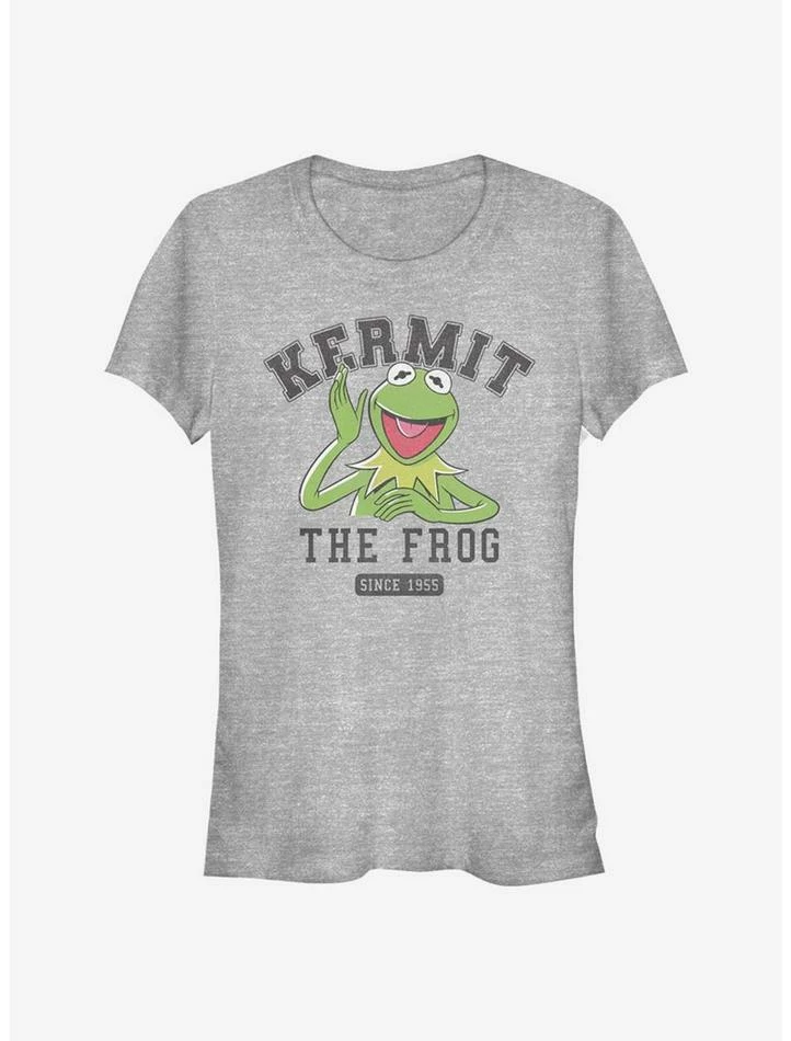 New 🎁 Disney The Muppets Collegiate Kermie Girls T-Shirt ✔️ 1 New 🎁 Disney The Muppets Collegiate Kermie Girls T-Shirt ✔️
