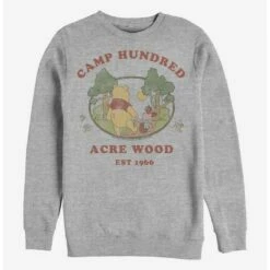 Discount 🥰 Disney Winnie The Pooh Camp 100 Acre Crew Sweatshirt ✔️