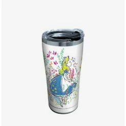 Outlet β Disney Alice In Wonderland Floral 20oz Stainless Steel Travel Mug π
