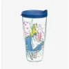 Cheap 🔥 Disney Alice In Wonderland Floral 24oz Classic Tumbler With Lid ✔️