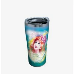Best Sale ✨ Disney The Little Mermaid Ariel 80S 20oz Stainless Steel Tumbler With Lid ❤️