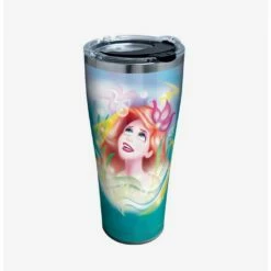 Hot Sale 🎁 Disney The Little Mermaid Ariel 80S 30oz Stainless Steel Tumbler With Lid ⭐