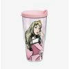 Best Pirce ⭐ Disney Sleeping Beauty Watercolor Splash 24oz Classic Tumbler With Lid ❤️