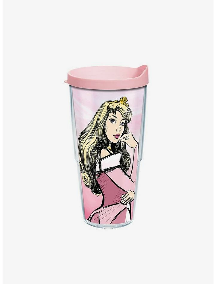 Best Pirce ⭐ Disney Sleeping Beauty Watercolor Splash 24oz Classic Tumbler With Lid ❤️ 1 Best Pirce ⭐ Disney Sleeping Beauty Watercolor Splash 24oz Classic Tumbler With Lid ❤️