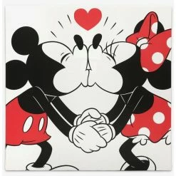 Budget β Disney Mickey And Minnie 16" x 16" Canvas Wall Décor π