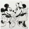 Hot Sale ⌛ Disney Mickey And Minnie 24" x 24" Canvas Wall Décor ⌛