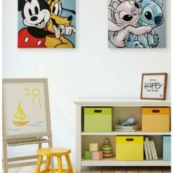 Best reviews of 💯 Disney Mickey Mouse And Pluto Canvas Wall Décor 🤩 -Dressup Outfits Shop 15442543 av3
