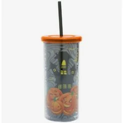 Deals 👏 Disney Lilo & Stitch Glow-In-The-Dark Pumpkin Acrylic Travel Cup 🛒 -Dressup Outfits Shop 15450481 av2