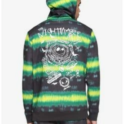 Cheap ⌛ The Nightmare Before 🧨 Christmas Neon Green Spiral Hoodie 👏 -Dressup Outfits Shop 15472071 av2