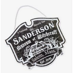 Best Sale 🧨 Disney Hocus Pocus Sanderson Museum Of Witchcraft Sign 💯