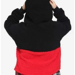 Budget ⌛ Disney Mickey Mouse Sherpa Girls Hoodie Plus Size ❤️ -Dressup Outfits Shop 15632035 av2