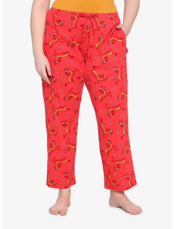 Best Pirce ❤️ Disney Mulan Mushu Pajama Pants Plus Size ⭐ 1 Best Pirce ❤️ Disney Mulan Mushu Pajama Pants Plus Size ⭐