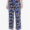 Coupon 🔥 Disney Mickey Mouse Stripe Girls Pajama Pants 🎁