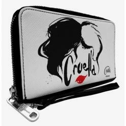 Wholesale 🥰 Disney Cruella Sketch Outline Zip Around Wallet 😉